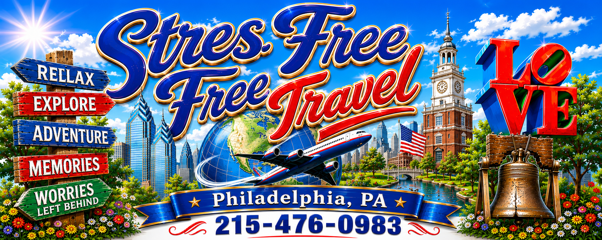 Stress Free Travel — Philadelphia, PA — 215-476-0983